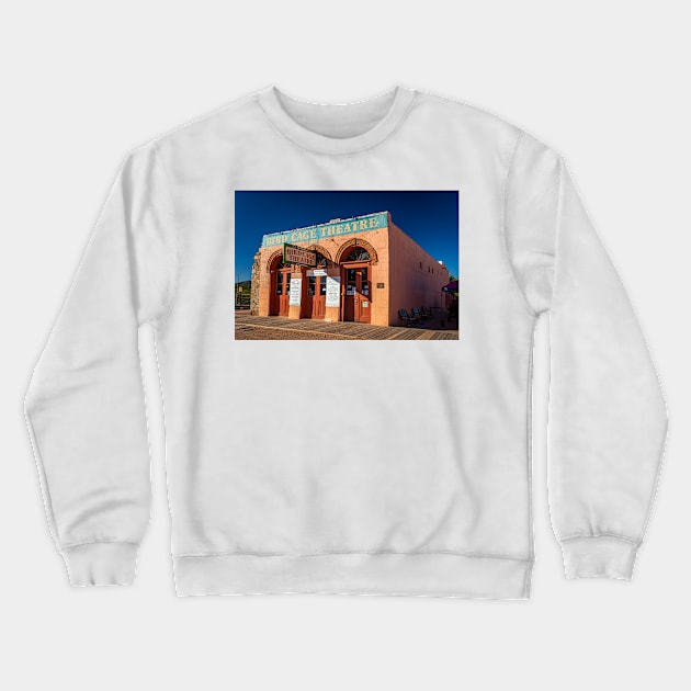 Allen Street in Tombstone, Arizona Crewneck Sweatshirt by Gestalt Imagery